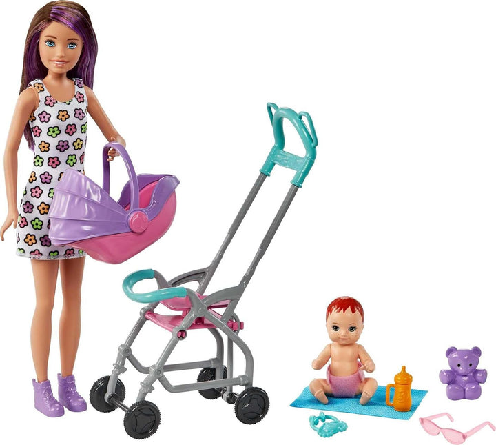 Barbie Skipper Babysitters, Inc. Juego con muñeca niñera Skipper (m...