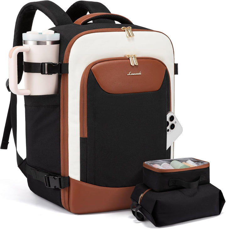 LOVEVOOK Mochila de viaje de 50 litros para mujeres y hombres, moch...