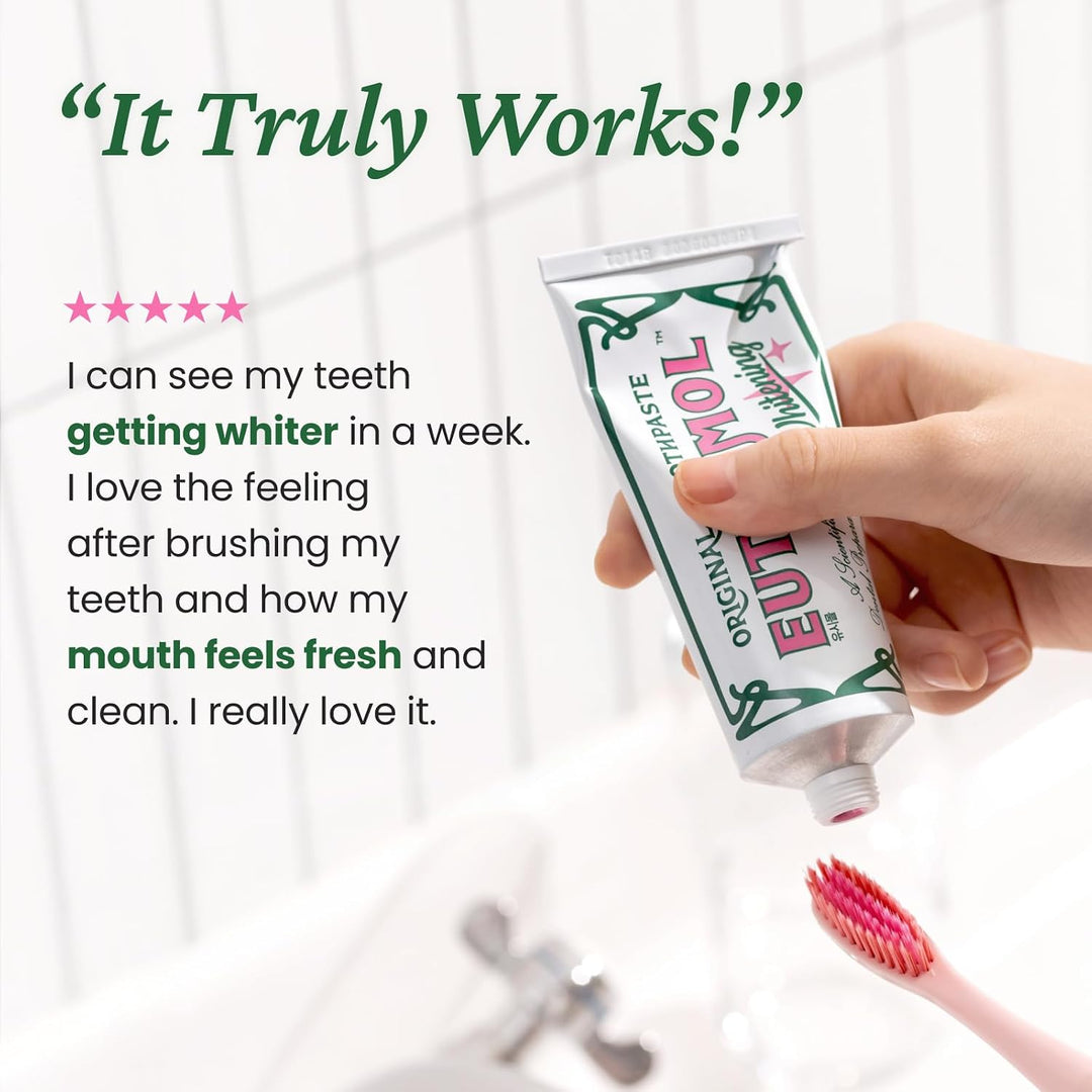 Euthymol - Pasta dental blanqueadora (110ml) - Eliminación de manch...