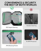 WATERFLY Riñonera Riñonera: 3L RFID grande antirrobo para viajes