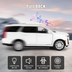 1:24 Escalade SUV Modelo Coche, Aleación Diecast Coche Coleccionable Regalo Blanco