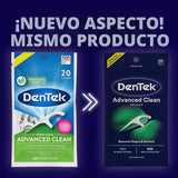 DenTek Triple Clean Picos de hilo dental de limpieza avanzada, sin...