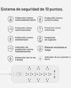 Belkin Regleta de protección contra sobretensiones de 12 salidas con 12 salidas de CA, 2 puertos USB-A y 1 puerto USB-C, cable de 6 pies, certificado UL con protección contra sobrecarga y sobretensión
