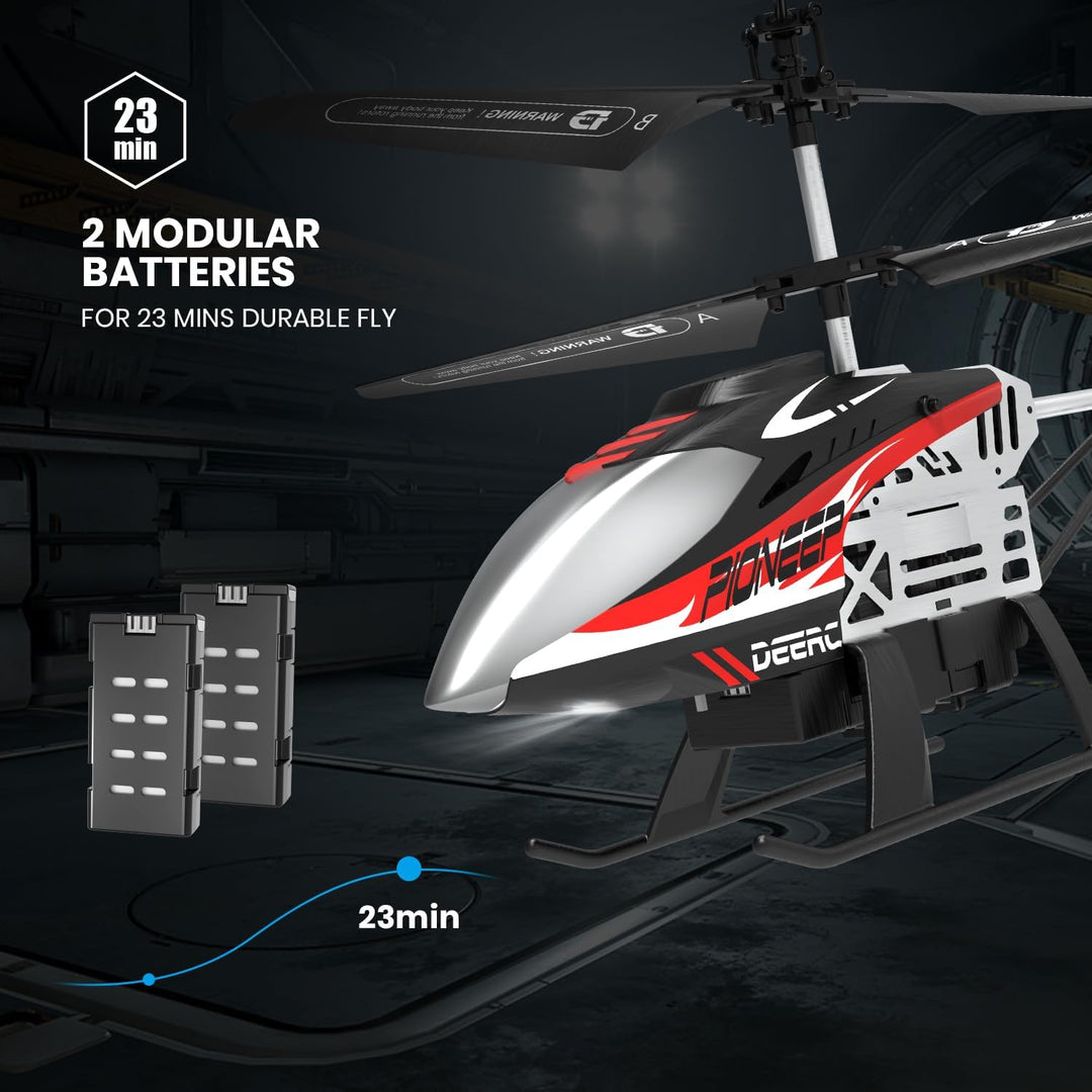DEERC Helicóptero de control remoto DE52, helicópteros RC de retenc...