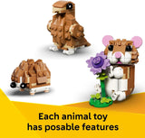 LEGO Creator 31376 - Lindo hámster 3 en 1 con un juguete