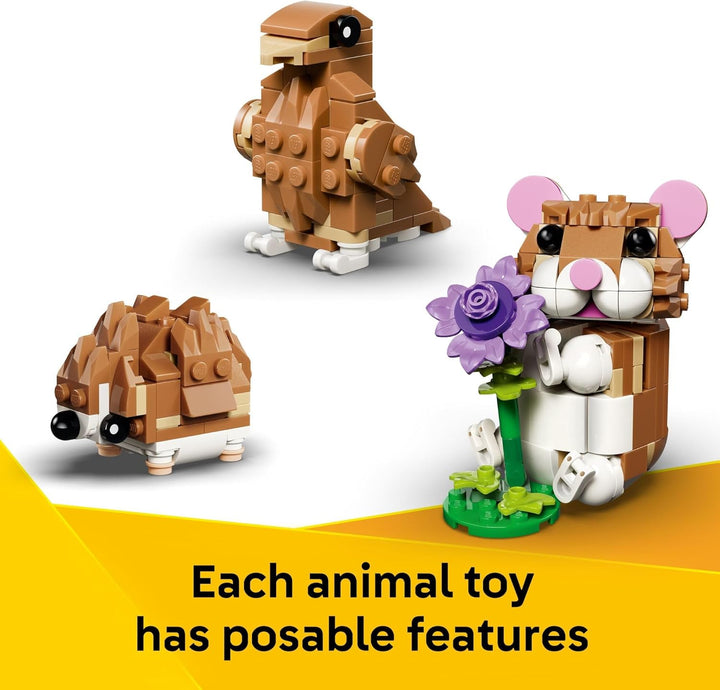 LEGO Creator 31376 - Lindo hámster 3 en 1 con un juguete