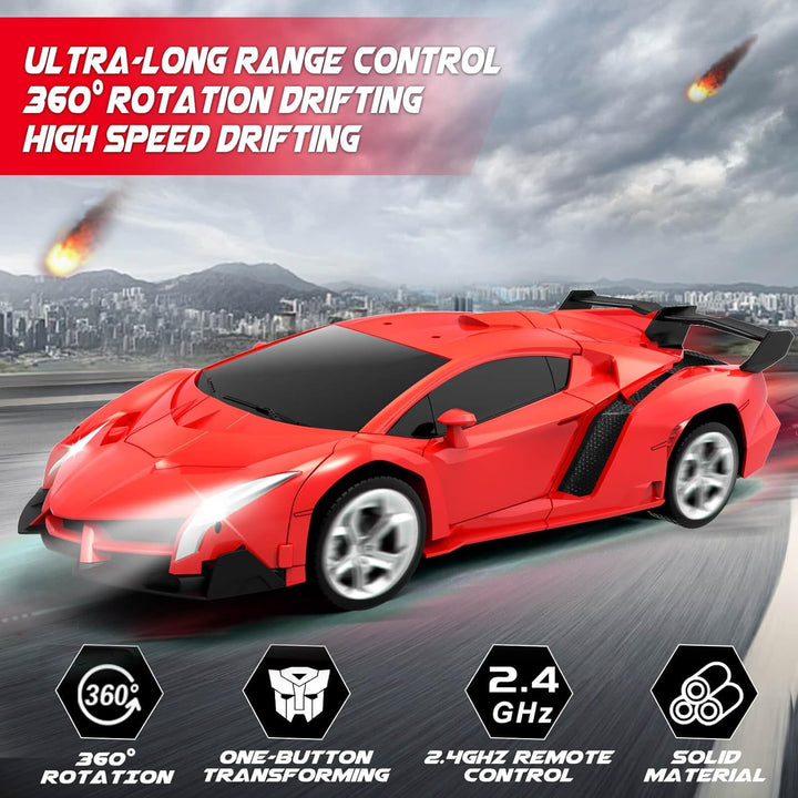 Dolanus Coche de Control Remoto - Coches RC de Robots Transformable...