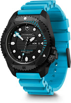 Victorinox Reloj Dive Pro Automático Negro Titanio Azul Correa De Caucho 1.693 in - 242071