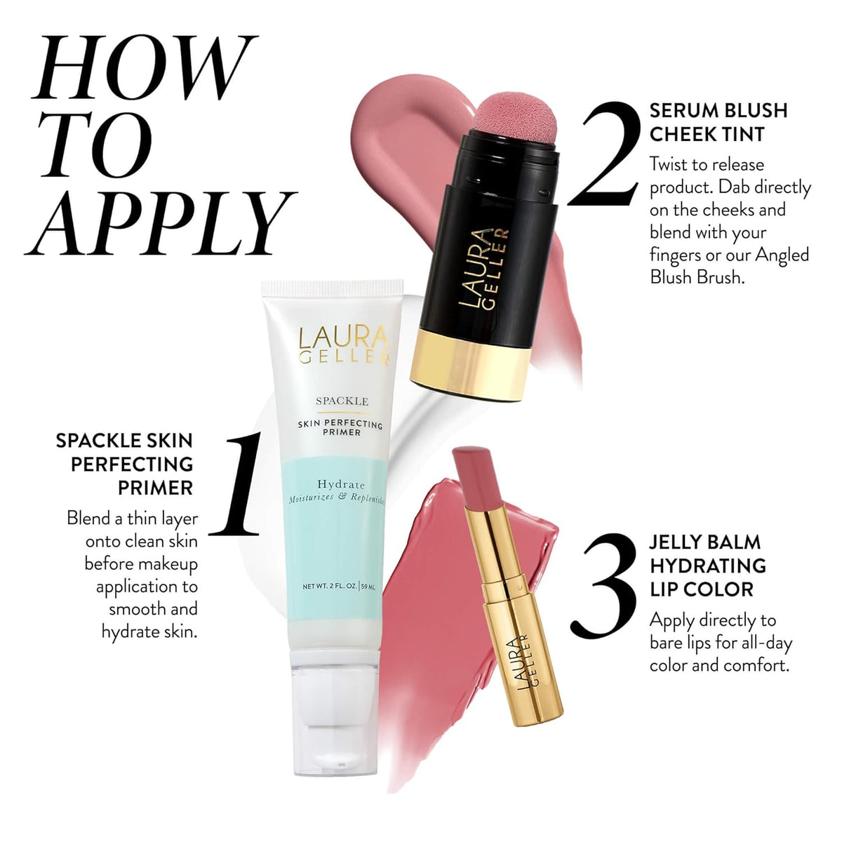 LAURA GELLER NEW YORK Kit Hydration Heroes: Spackle Primer, Hydrate...