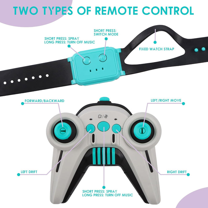 SPRSHY Juguetes de auto de acrobacias a control remoto por gestos q...