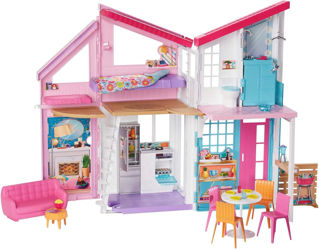 Set de Juego de Casa de Muñecas Barbie, Casa Malibu con más de 25 M...