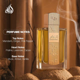 Lattafa Angham - Perfume de cítricos, lavanda, almizcle, ámbar y va...