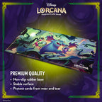 Ravensburger Disney Lorcana TCG Playmat con Mike Wazowski, Sulley y Boo en el ataque de la vid! - Protege las tarjetas - Juego versátil, escritorio o alfombrilla de mouse - Adecuado para mayores de 8
