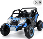 Autos de paseo a control remoto de 24 V para niños de 800 W, auto eléctrico de dos plazas con luces LED, música, modo de 3 velocidades, vehículo eléctrico para niños de 3 a 8 años, color