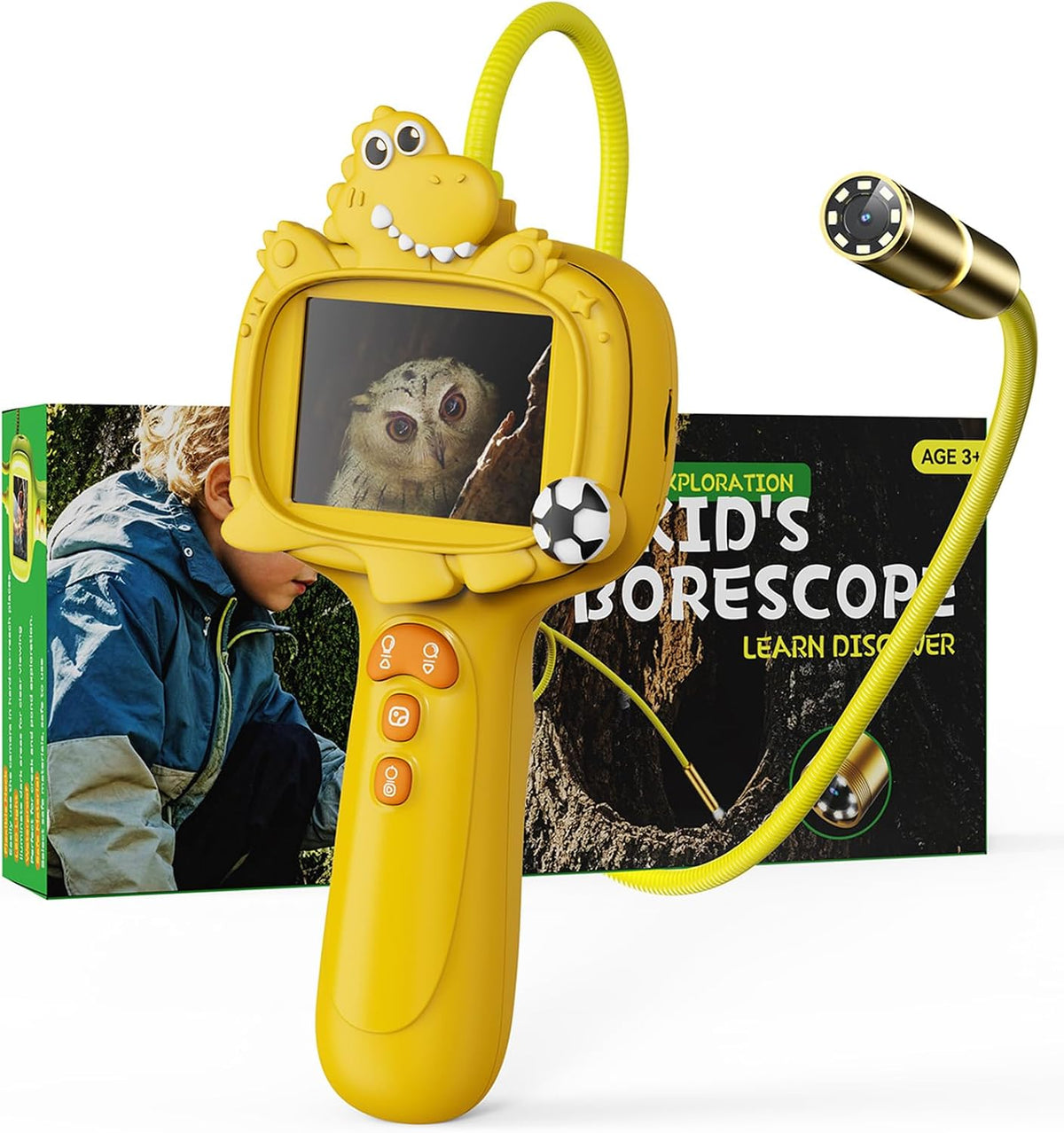 Cámara de boroscopio para niños, juguete STEM para niños y
