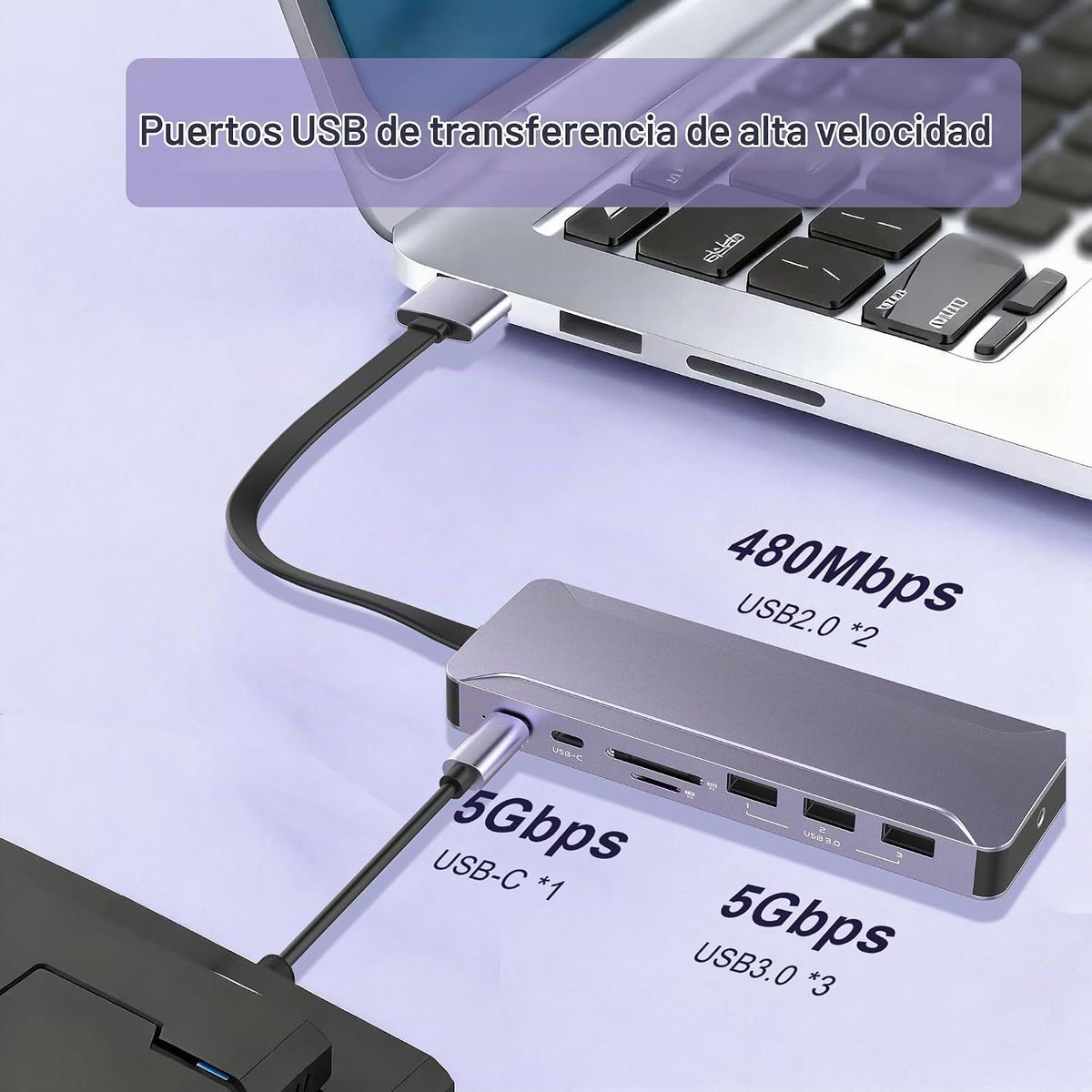 Yeemie Pro, MH481-HPZF, hub USB 3.0