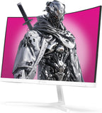 CRUA Monitor curvo para juegos FHD 1080P 200Hz de 24 pulgadas, 2800...