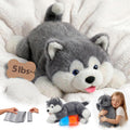 Mewaii Peluches con peso para perro, calentable, refrigerable, 2-5 libras