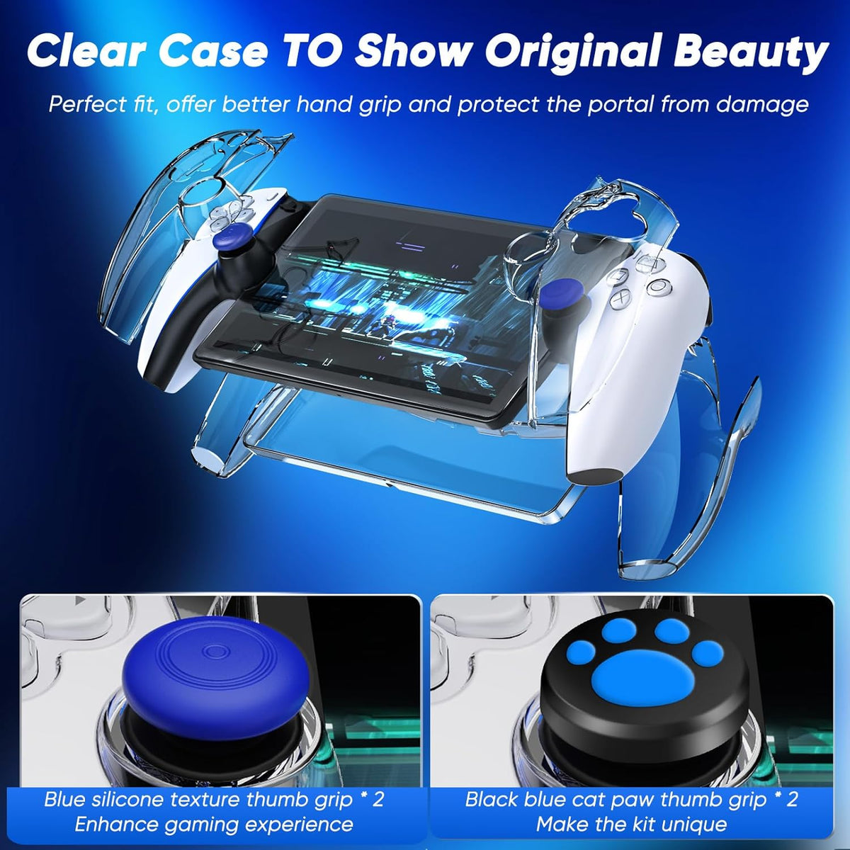 Auarte - Juego de accesorios 12 en 1 para PlayStation Portal Remote Player