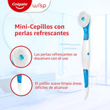 Colgate Max Fresh Wisp - Mini cepillos de dientes desechables de vi...