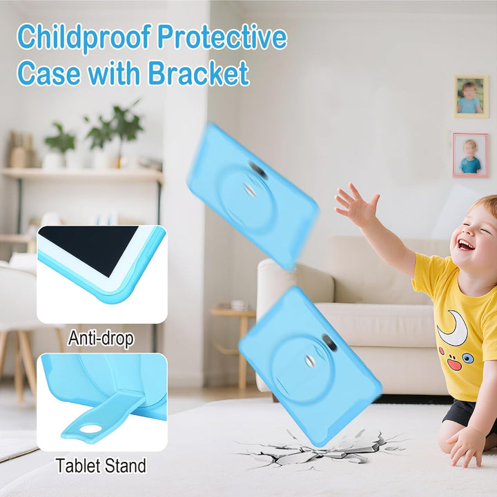 Tableta para niños, tableta de 10.1 pulgadas para niños con funda i...
