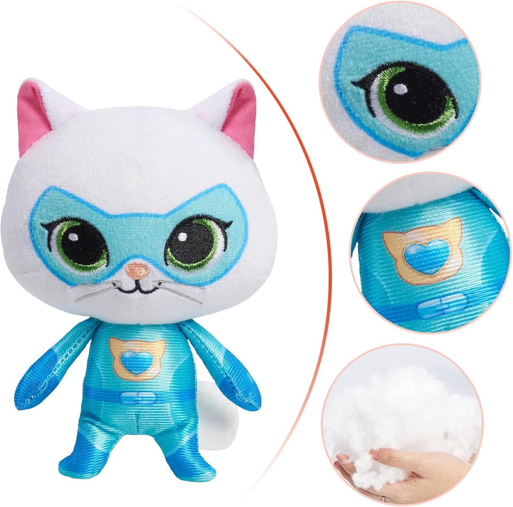 YXCTZKVX Super Cat - Juego de 4 animales de peluche suaves - Sparks...