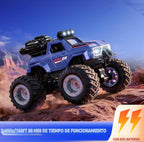 BEZGAR Camión de Mosnter teledirigido, coches RC con espray de niebla, dos