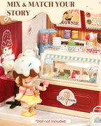 Rolife Super Creator DIY Juego de construcción de casas de plástico en miniatura Tienda de helados