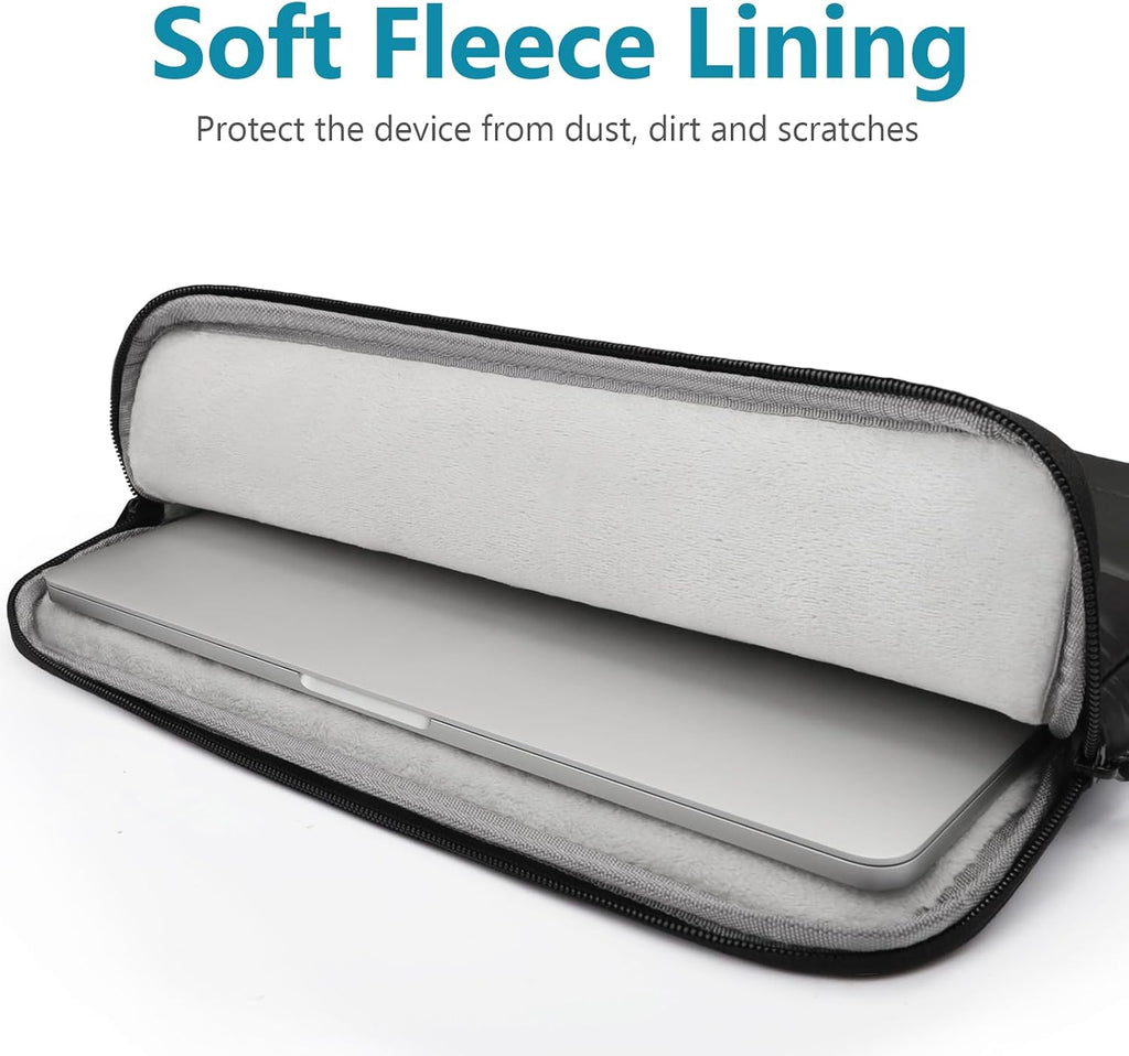 TECOOL Puffy - Funda para portátil de 15,6 pulgadas, 15,6 pulgadas