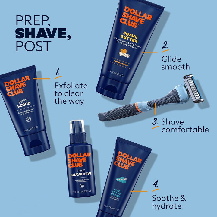 Dollar Shave Club | Mantequilla para afeitar 6 onzas (paquete de 2)...