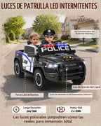 First Ride On RAM 1500 RHO 24V - Coche de policía de 2 plazas para niños