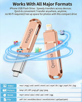 Memoria USB Photo Stick de 512GB con Certificación MFi para iPhone,...