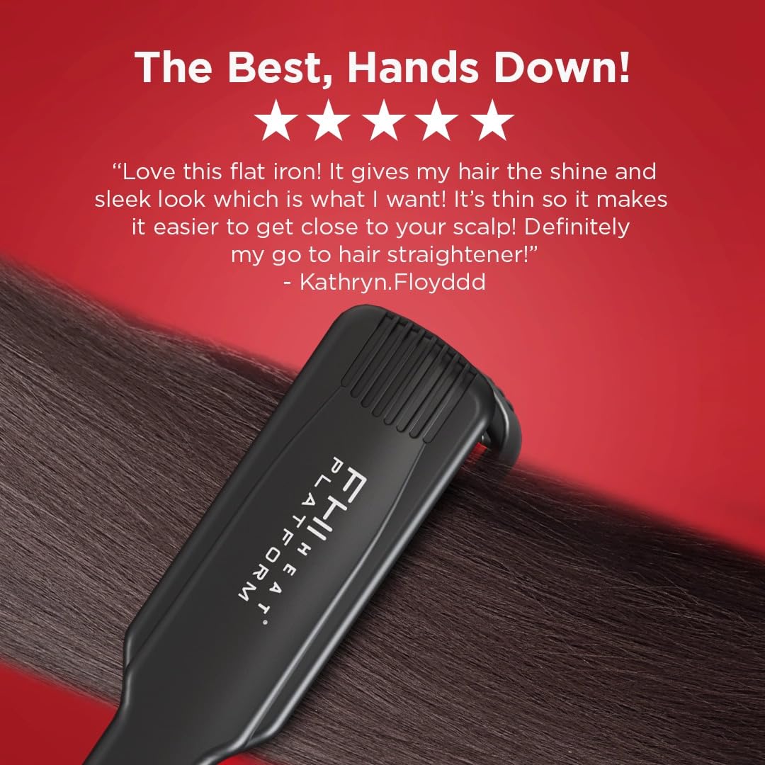 FHI HEAT Plancha de pelo de turmalina Platform Pro Styling para tod...