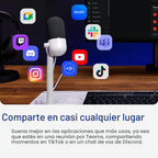 Elgato Micrófono de condensador USB Wave: Neo, toque para silenciar