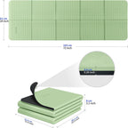Readaeer Esterilla de Yoga Bicolor - 72"x24"x0.24" (6mm), Esterilla de Ejercicio Antideslizante TPE