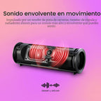 LG xboom Grab by will.i.am, altavoz Bluetooth portátil para deportes y atletas, hasta 20 horas, IP67 resistente al polvo y al agua, correas de transporte ajustables. Perfecto para ciclismo y senderismo