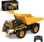 12.2" Remote Control Dump Truck Toy para Kids, RC Construction Vehicle Toy