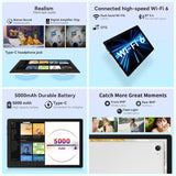 Evermyth Tableta, tableta Android de 10 pulgadas con Ocata Core, 8G...