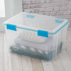 Sterilite Caja de almacenamiento de juntas con tapas para el hogar y la