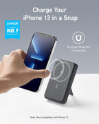Anker Batería magnética 633, cargador portátil inalámbrico plegable...