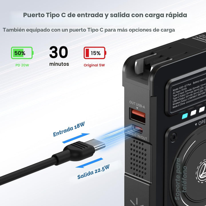 ummz para Magsafe Paquete de Batería 10000mAh, Cargador Portátil Ma...