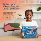 Rompecabezas de Dinos del Mundo de 19 x 13 pulgadas para niños