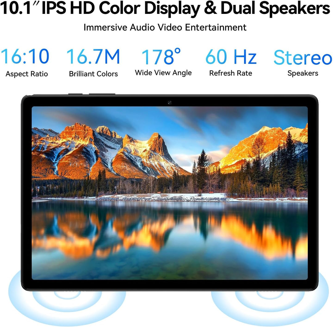 Tablet Android de 10 pulgadas, tableta Android 15 con teclado, mous...