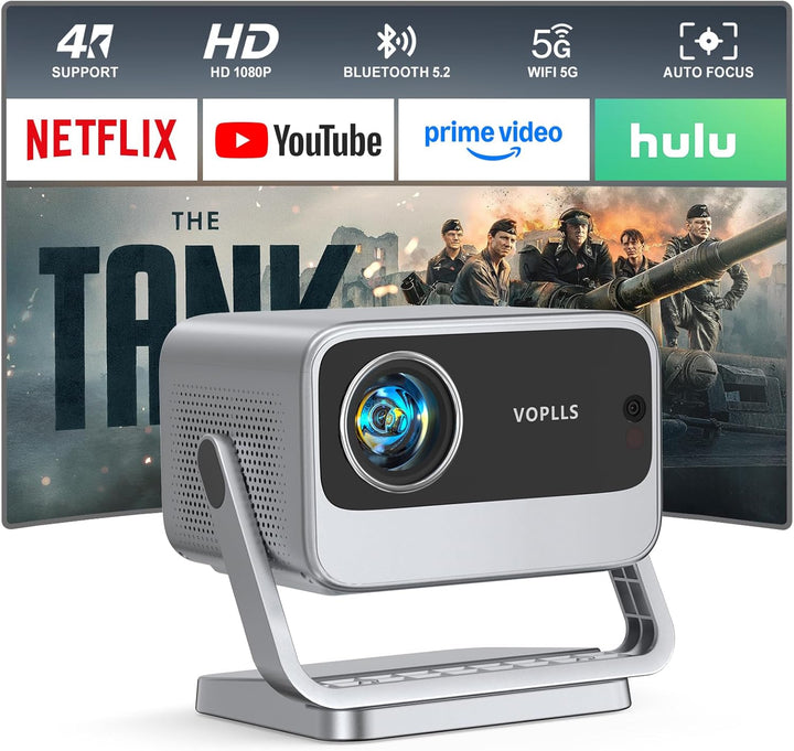 [Ahora con Netflix y 3000 ANSI] Proyector 4K con WiFi y Bluetooth,...