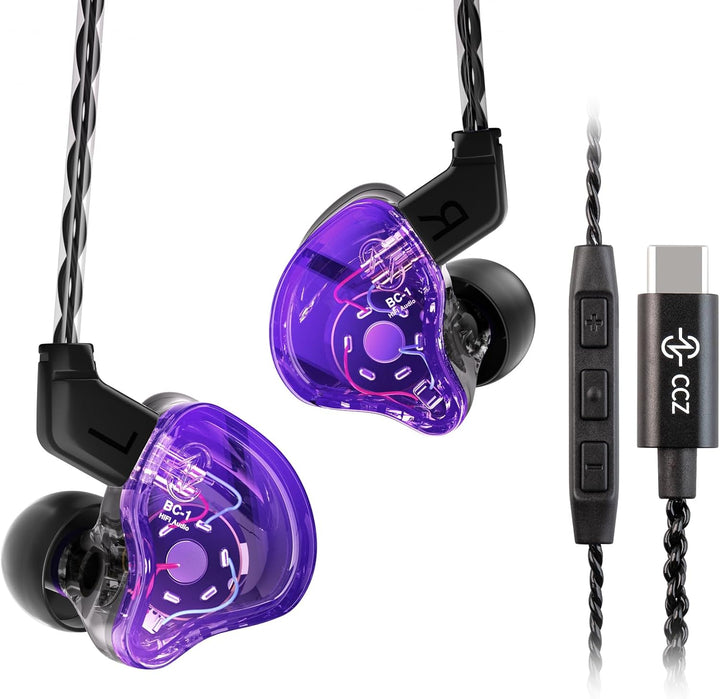 CCZ Melody USB C Auriculares con cable tipo-C intrauriculares, auri...