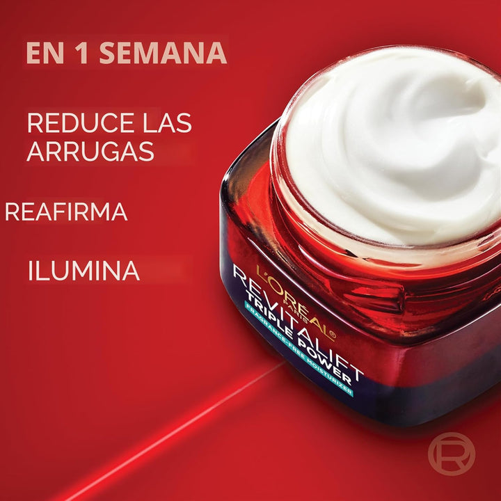 L'Oreal Paris Revitalift Triple Power Crema hidratante facial a...