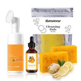 Kit de Lavado y Cuidado de Cúrcuma \u2013 Jabón de Cúrcuma para el...