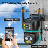 Cámaras de seguridad WiFi para exteriores, cámaras 5G\/2.4G para se...