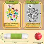 Juguetes Montessori magnéticos extensibles, 85 piezas, para niños y niñas