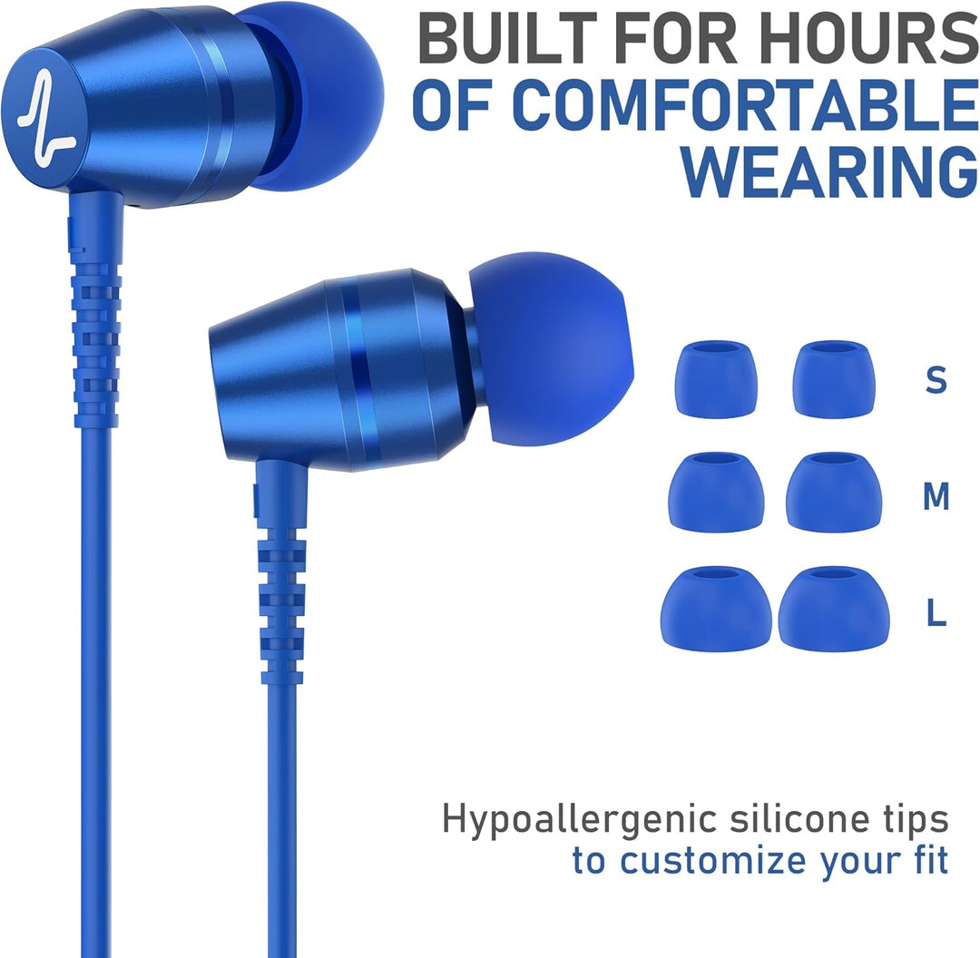 LUDOS OMNITONE Auriculares con cable in-Ear, 5 años de garantía, au...
